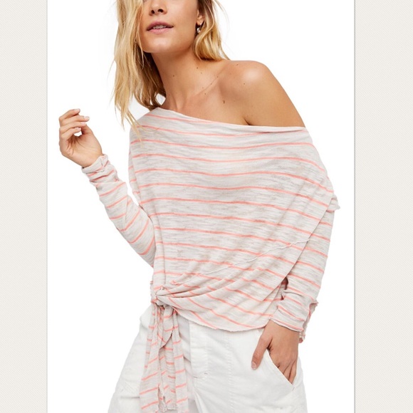Free People Tops - NWT Free People Love Lane Striped Tee Top